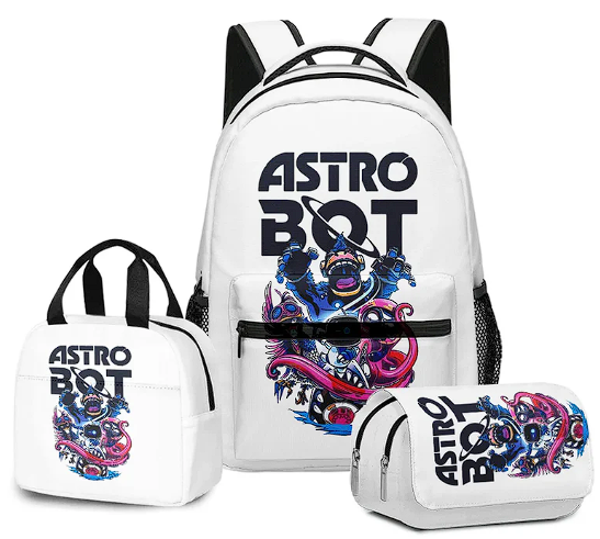 Mochila Astrobot - Kit 3pçs