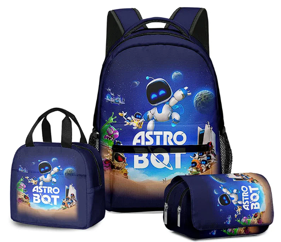 Mochila Astrobot - Kit 3pçs