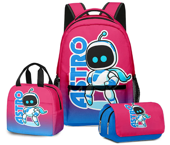 Mochila Astrobot - Kit 3pçs