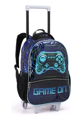 Kit Mochila Infantil Rodinha Game On