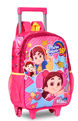 Kit Mochila Rodinha Maria Clara e JP